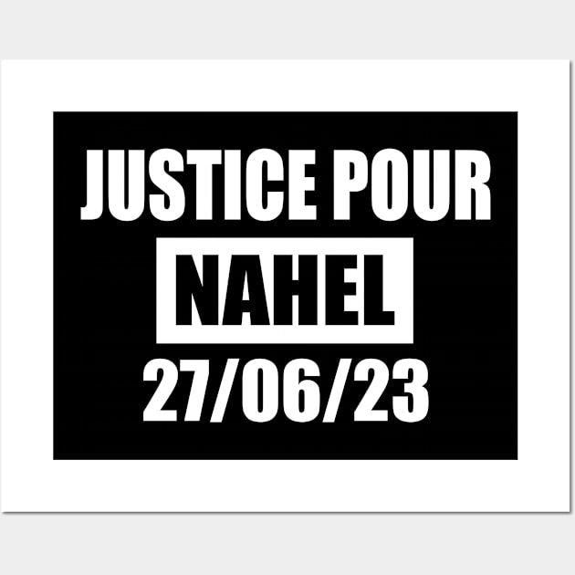 JUSTICE POUR NAHEL Wall Art by Milaino
